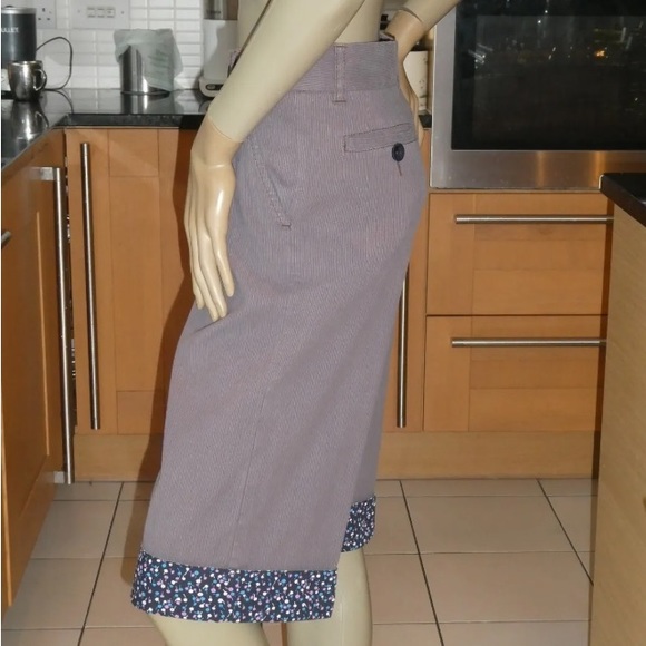 MARC JACOBS Ladies COTTON CORD CROPPED TROUSERS Taupe UK10 US6 VGC - Picture 4 of 7